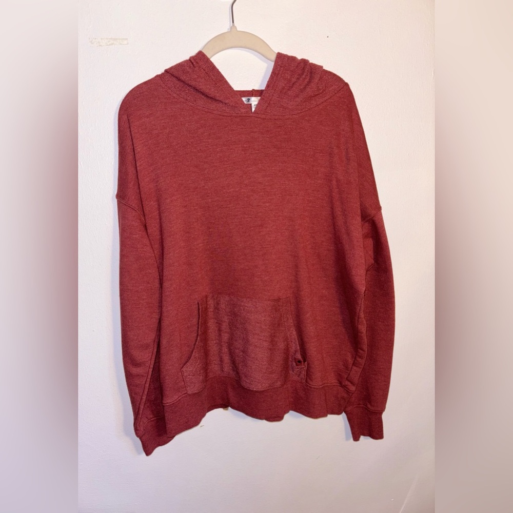 Women’s red sweatshirt